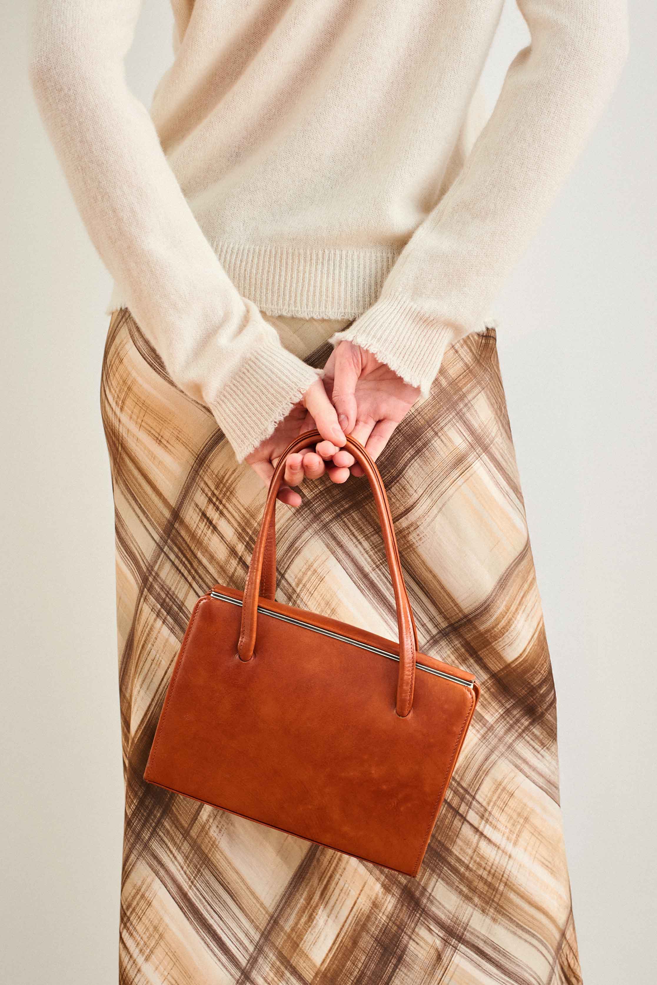 Cashmere Distressed Crew in Oatmeal - Image 4