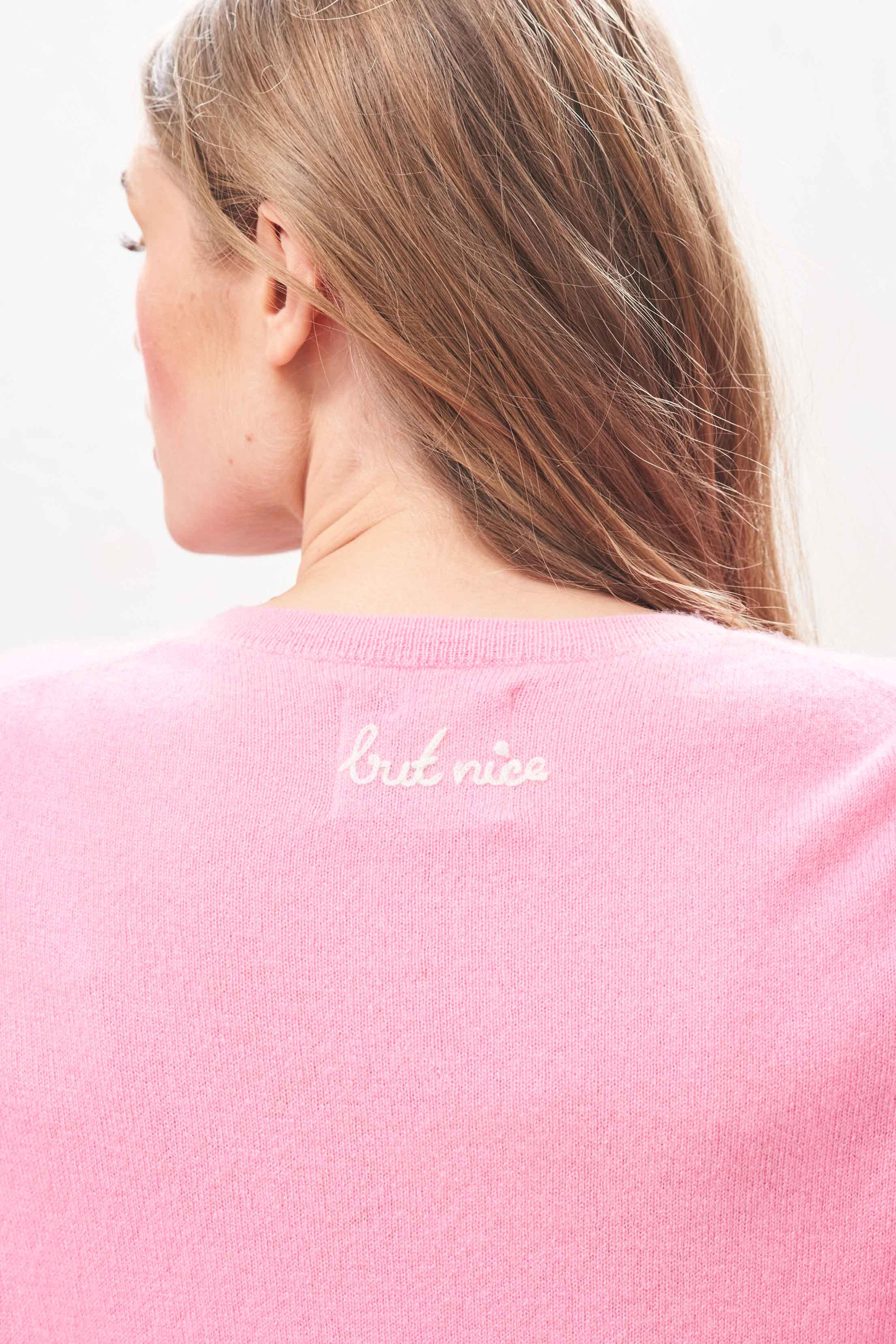 Cashmere Naughty Crew in Candy - Image 4
