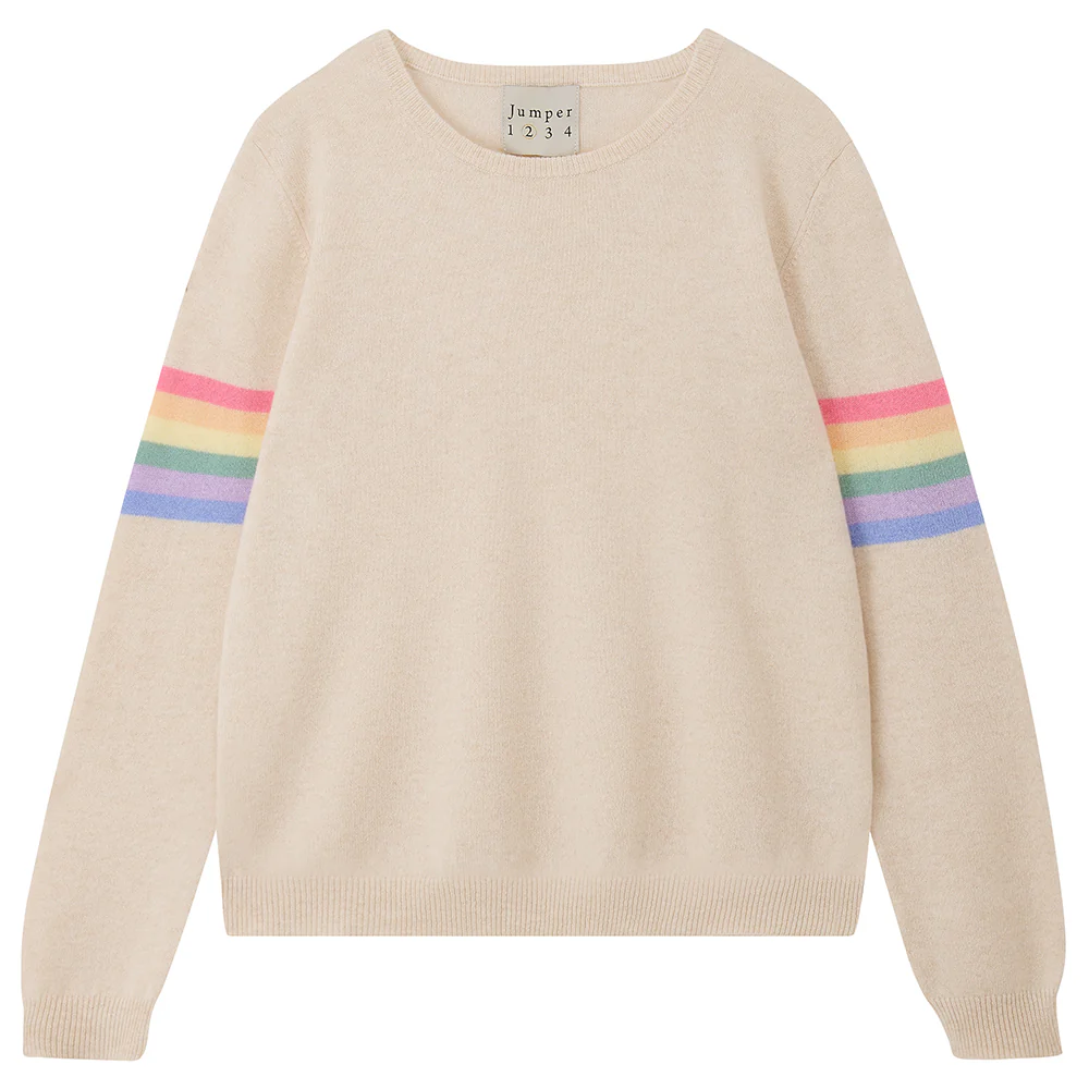 Cashmere Rainbow Arms in Oatmeal